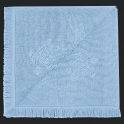 Vilebrequin Beach Fouta In Organic Cotton Turtles Jacquard*Girls Ponchos And Towels