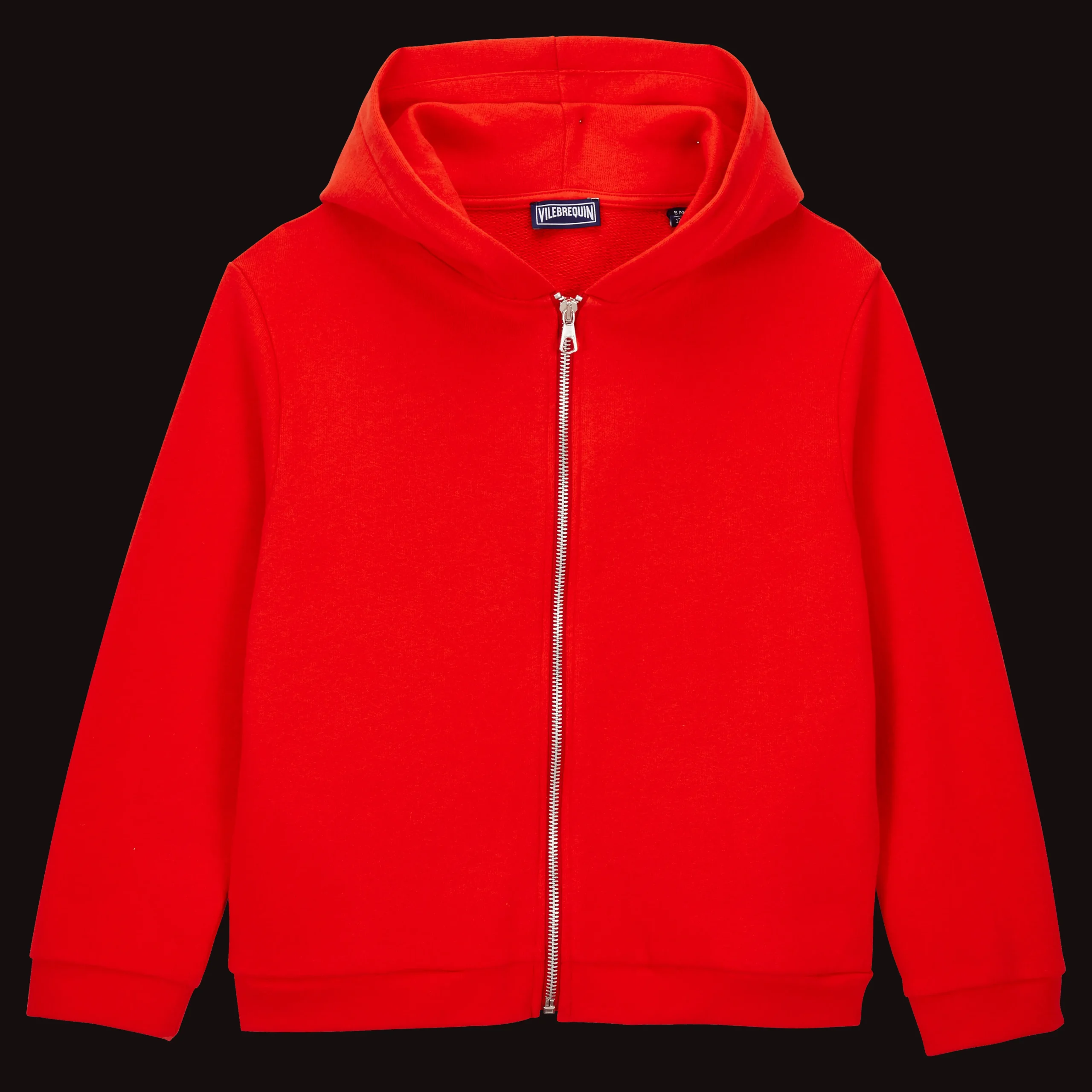 Vilebrequin Boys Front Zip Sweatshirt Turtle Print At The Back*Boys Sweatshirts