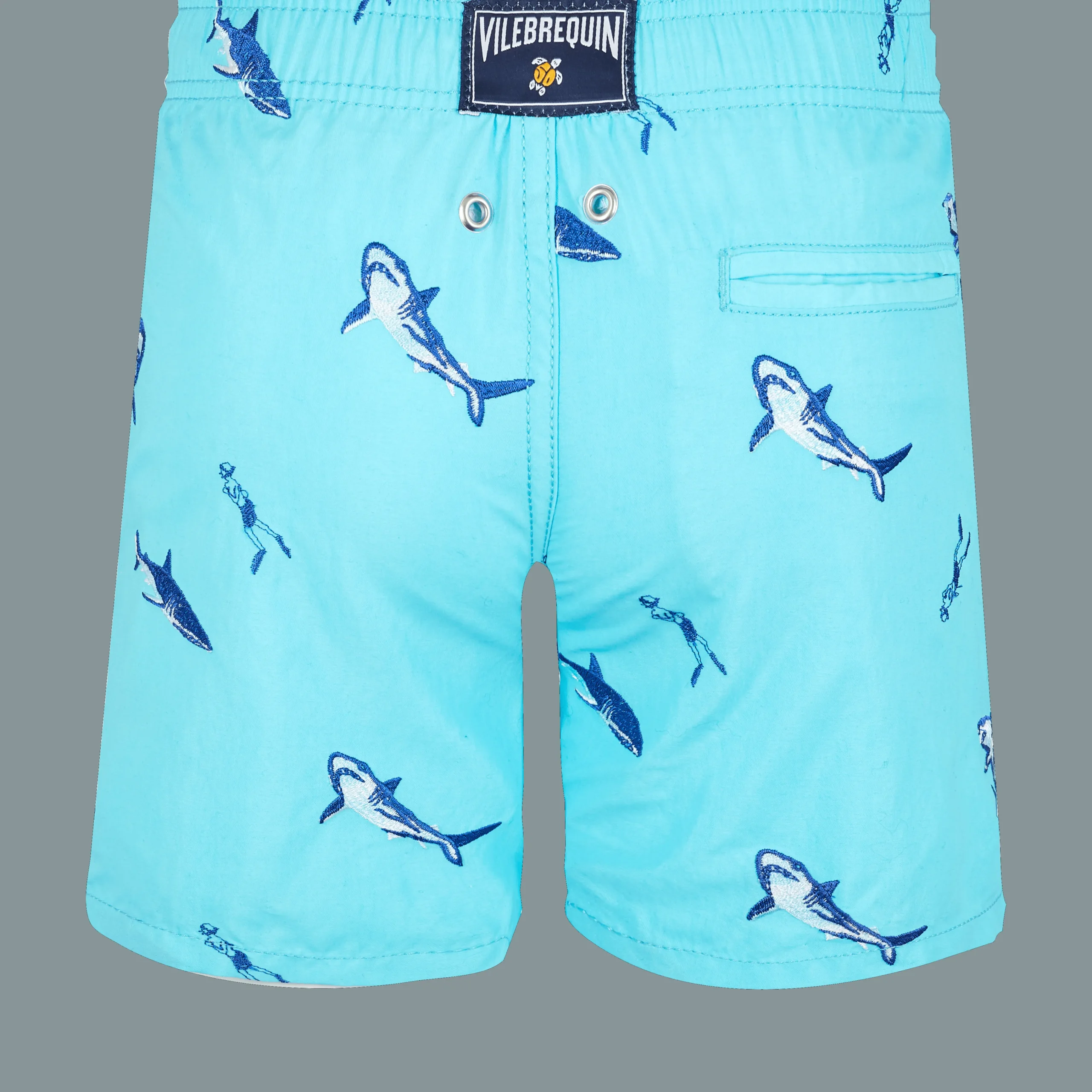 Vilebrequin Boys Swim Trunks Embroidered 2009 Les Requins*Boys The Embroidered