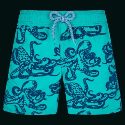 Vilebrequin Boys Swim Trunks Poulpes Flocked*Boys The Iconic