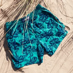 Vilebrequin Boys Swim Trunks Poulpes Flocked*Boys The Iconic