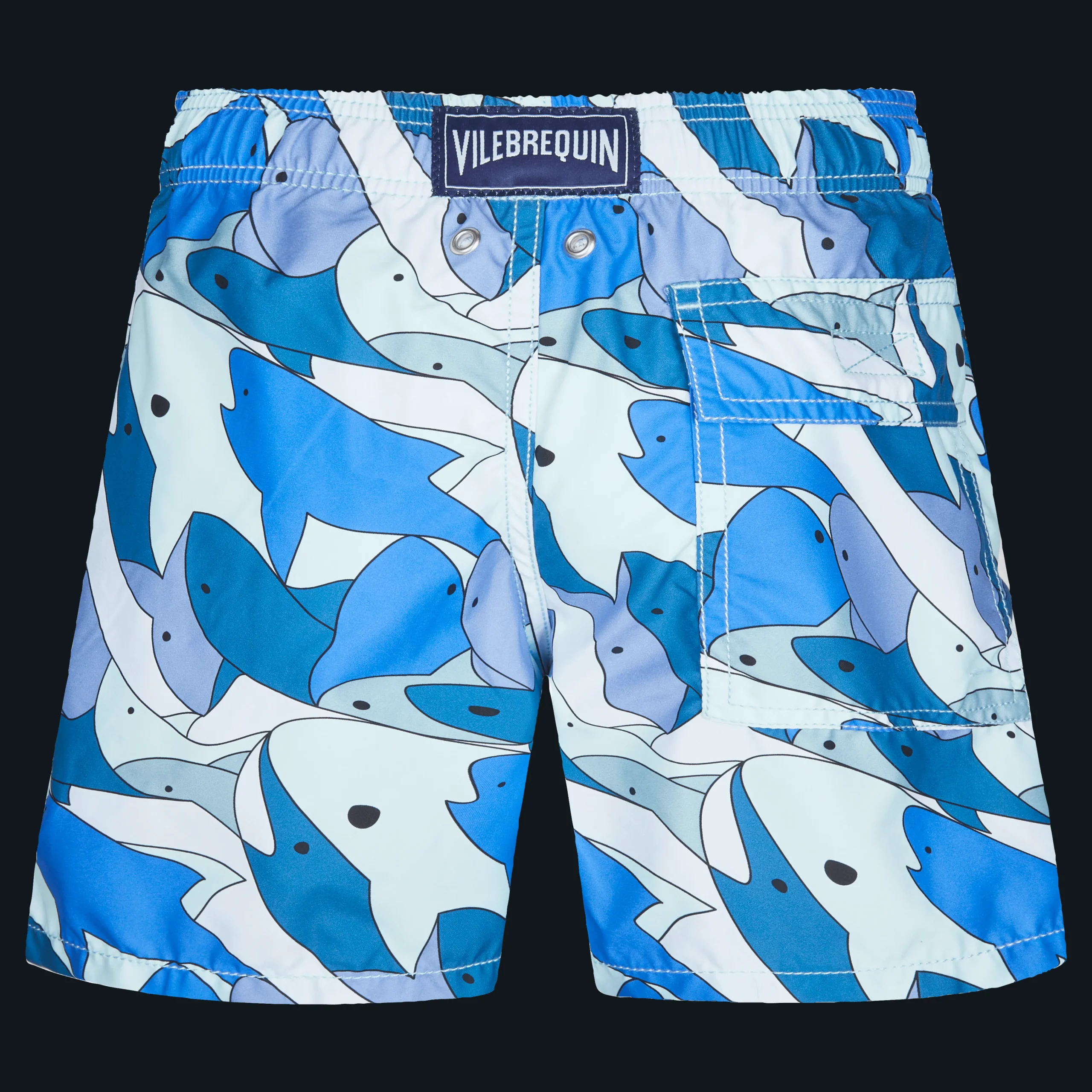 Vilebrequin Boys Swim Trunks Shark All Around*Boys The Iconic