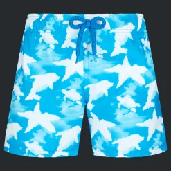 Vilebrequin Boys Ultra-Light And Packable Swim Trunks Clouds*Boys The Light Fabric