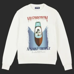 Vilebrequin Cotton And Fleece Crewneck Men Sweatshirt Inboard Boat*Men Sweatshirts