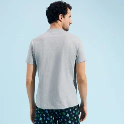 Vilebrequin Cotton Men T-Shirt Turtles Leopard*Men T-Shirts