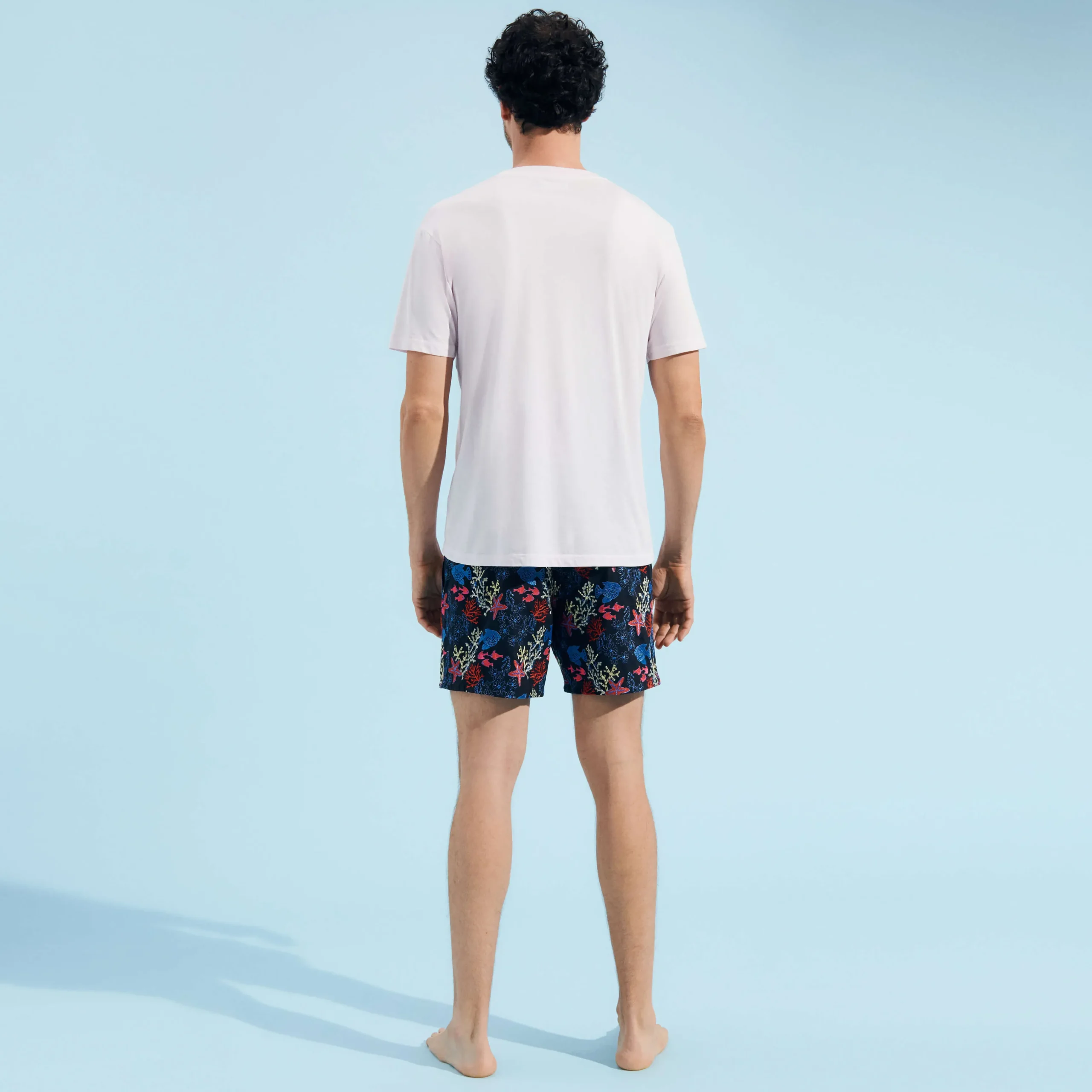 Vilebrequin Cotton Men T-Shirt Waiting For Sun*Men T-Shirts