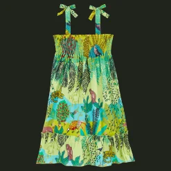 Vilebrequin Girls Cotton Dress Jungle Rousseau*Girls Dresses