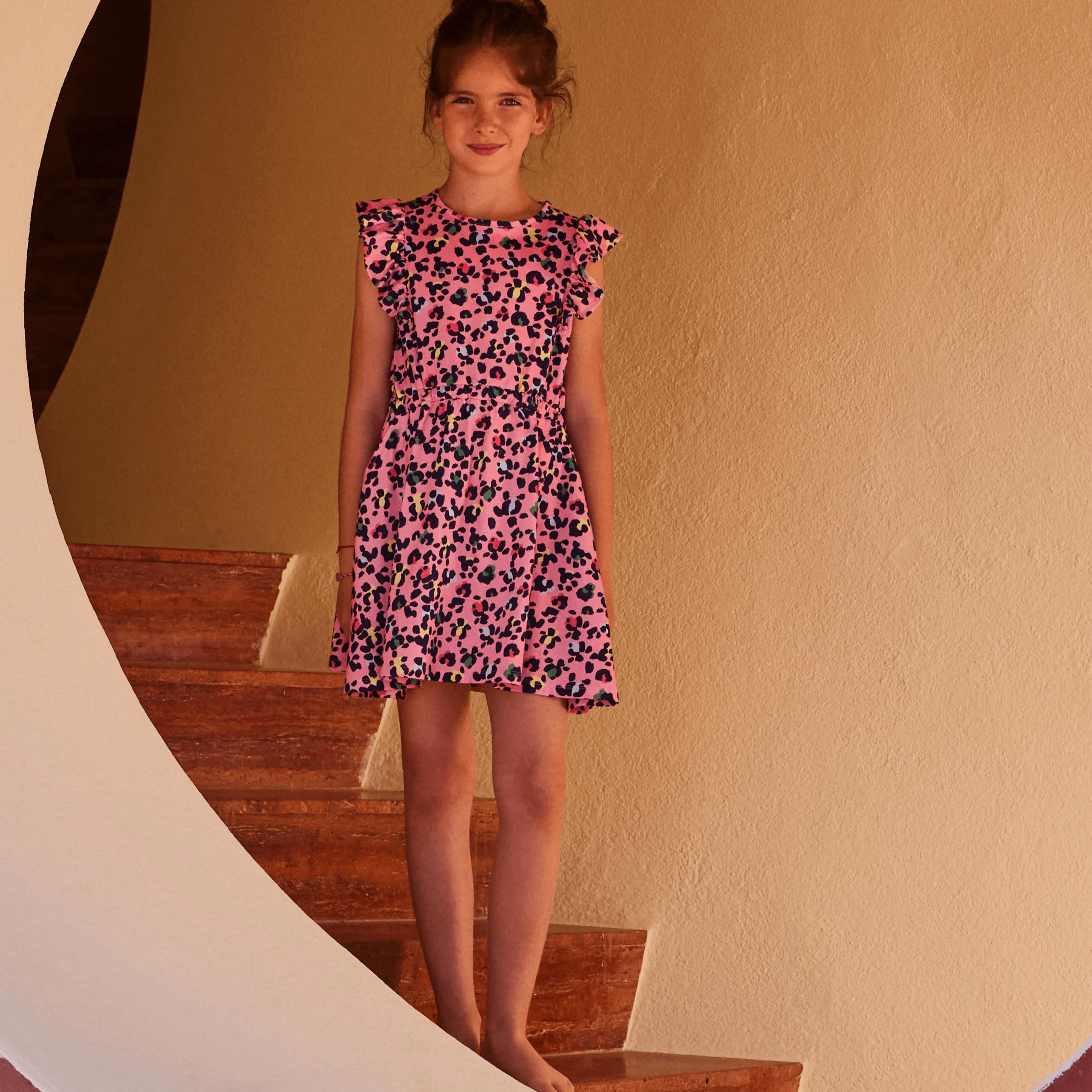 Vilebrequin Girls Dress Turtles Leopard*Girls Dresses