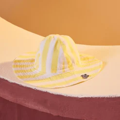 Vilebrequin Girls Large Stripes Cotton Hat*Girls Hats