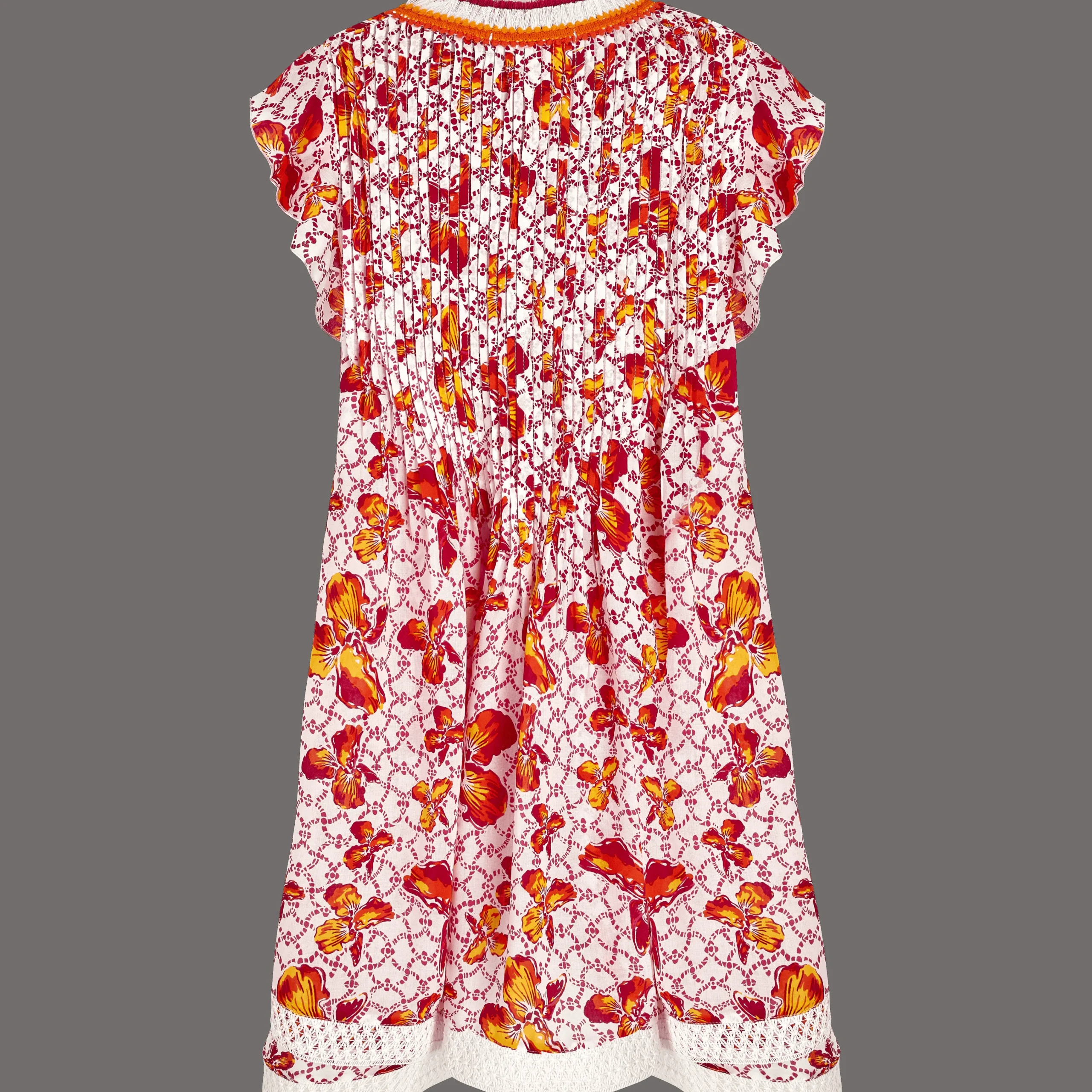 Vilebrequin Girls Mini Dress Iris Lace- X Poupette St Barth*Girls Dresses