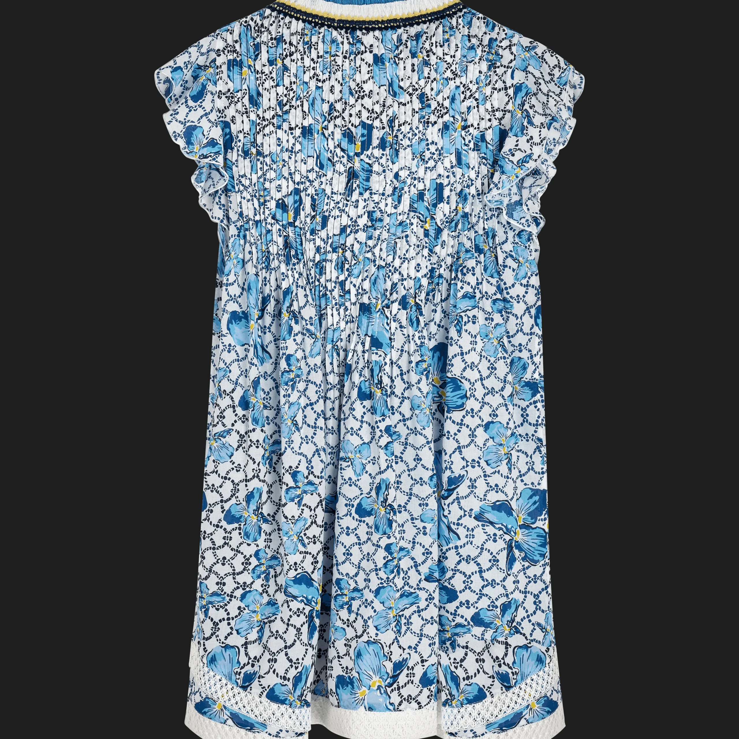 Vilebrequin Girls Mini Dress Iris Lace- X Poupette St Barth*Girls Dresses
