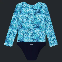 Vilebrequin Girls One-Piece Rashguard Flowers Tie & Dye*Girls One-Piece