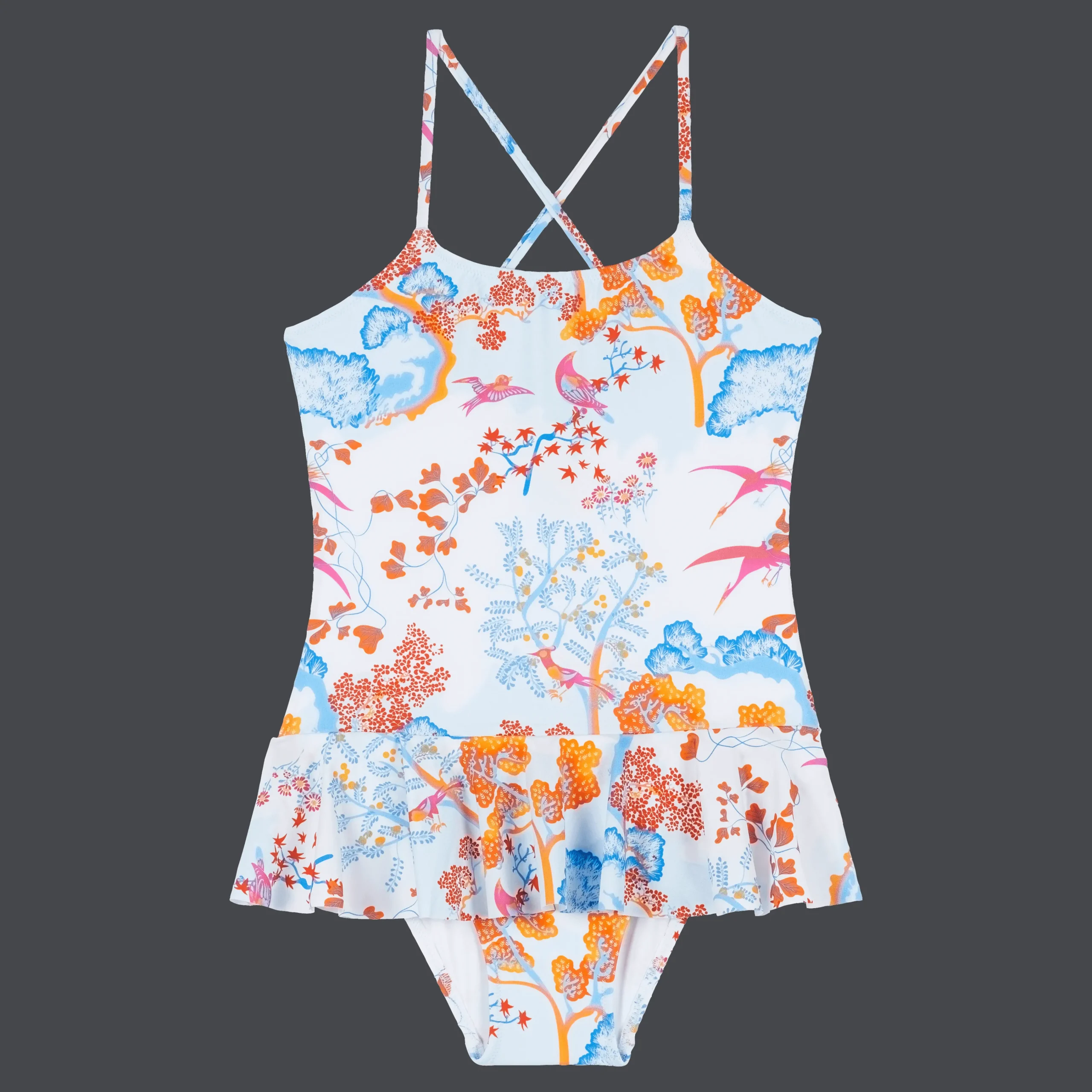 Vilebrequin Girls One-Piece Swimsuit Peaceful Trees*Girls One-Piece