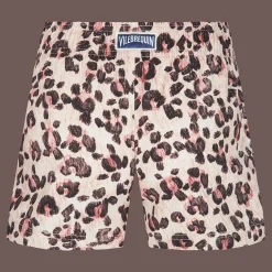 Vilebrequin Girls Swim Trunks Turtles Leopard*Girls Shorties