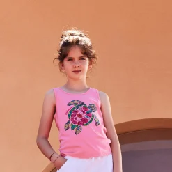 Vilebrequin Girls Tanktop Provencal Turtle*Girls T-Shirts