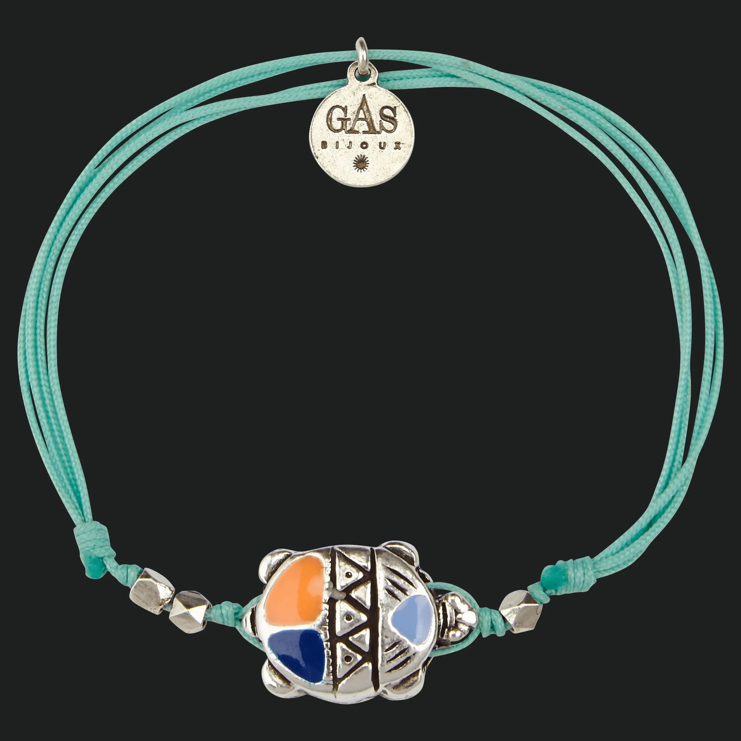 Vilebrequin Kids String Enameled Turtle Bracelet - X Gas Bijoux*Girls Jewelry