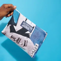 Vilebrequin Linen Beach Pouch Californian Pool Dogtown - X Highsnobiety*Men Beach Bag & Pouches