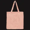 Vilebrequin Linen Turtle Unisex Tote Bag Mineral Dye*Men Beach Bag & Pouches