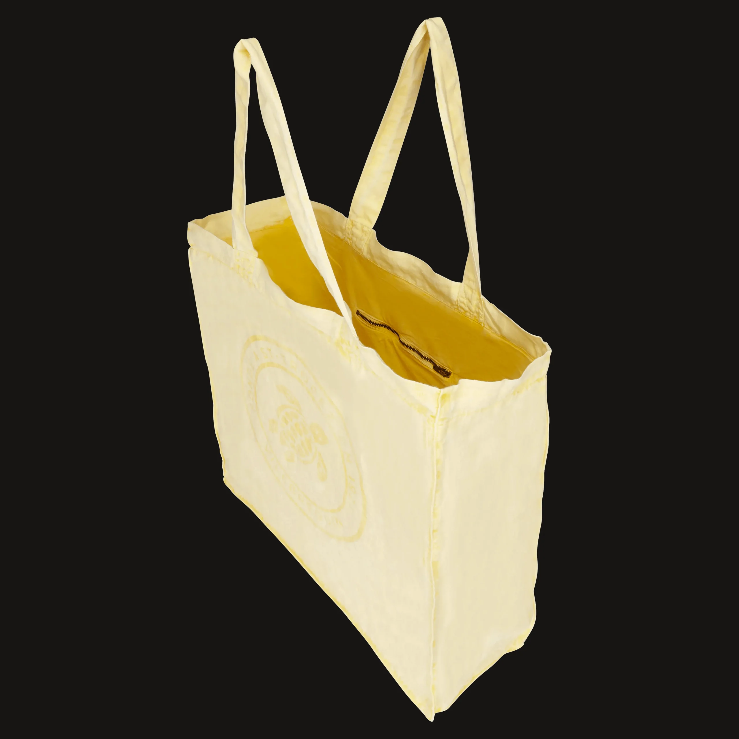 Vilebrequin Linen Turtle Unisex Tote Bag Mineral Dye*Men Beach Bag & Pouches
