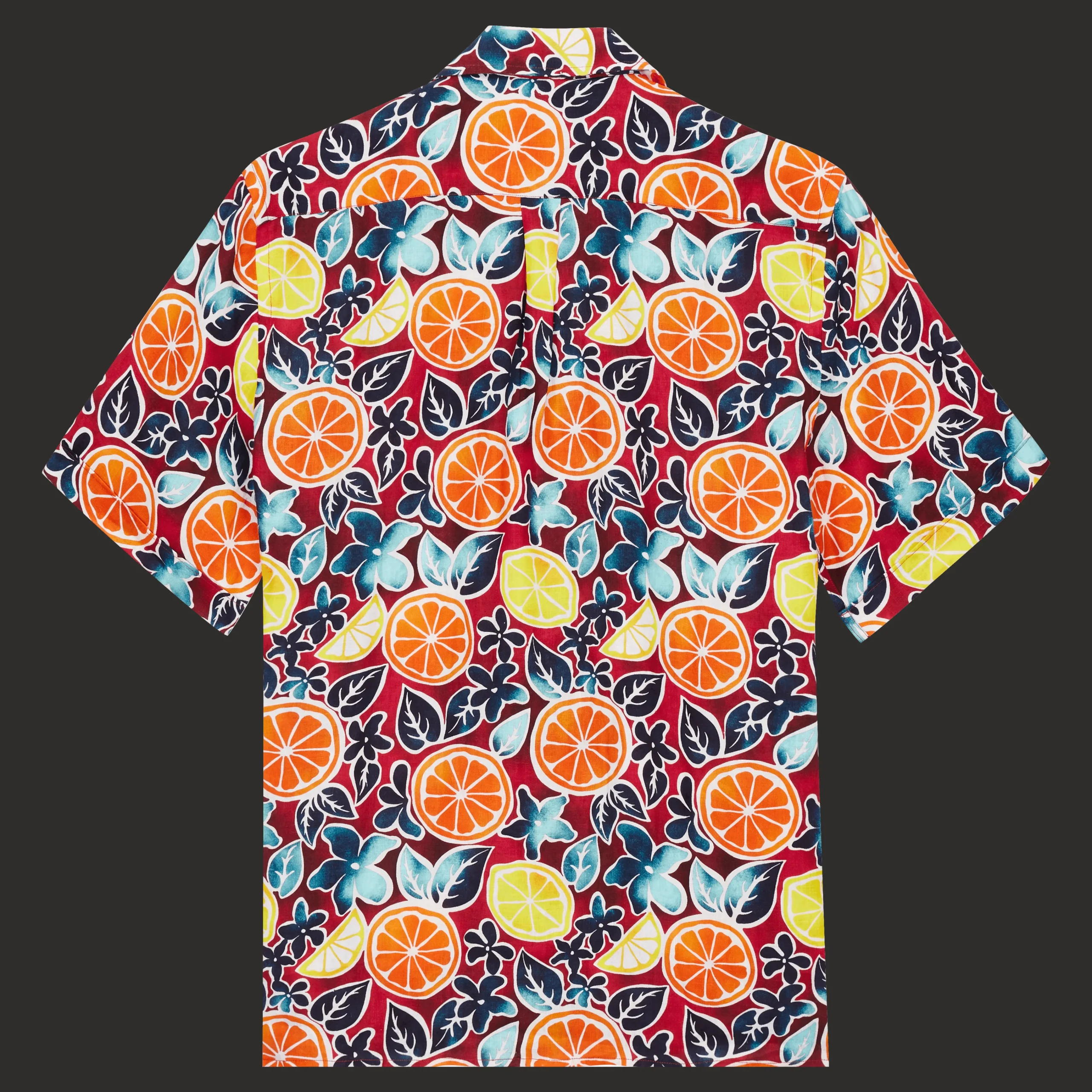 Vilebrequin Men Bowling Linen Shirt Presse Citron*Men Shirts