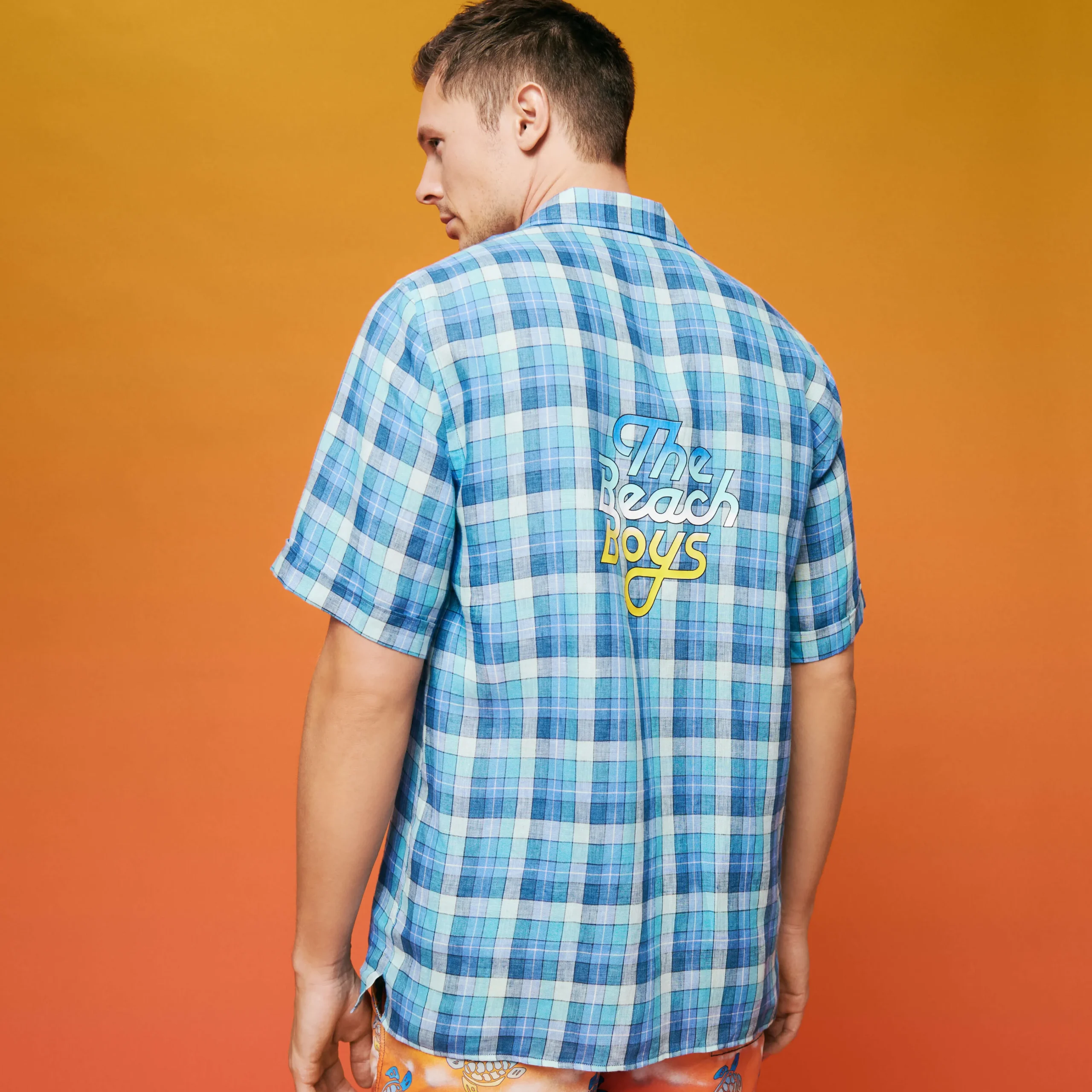 Vilebrequin Men Bowling Shirt Checks - X The Beach Boys*Men Shirts