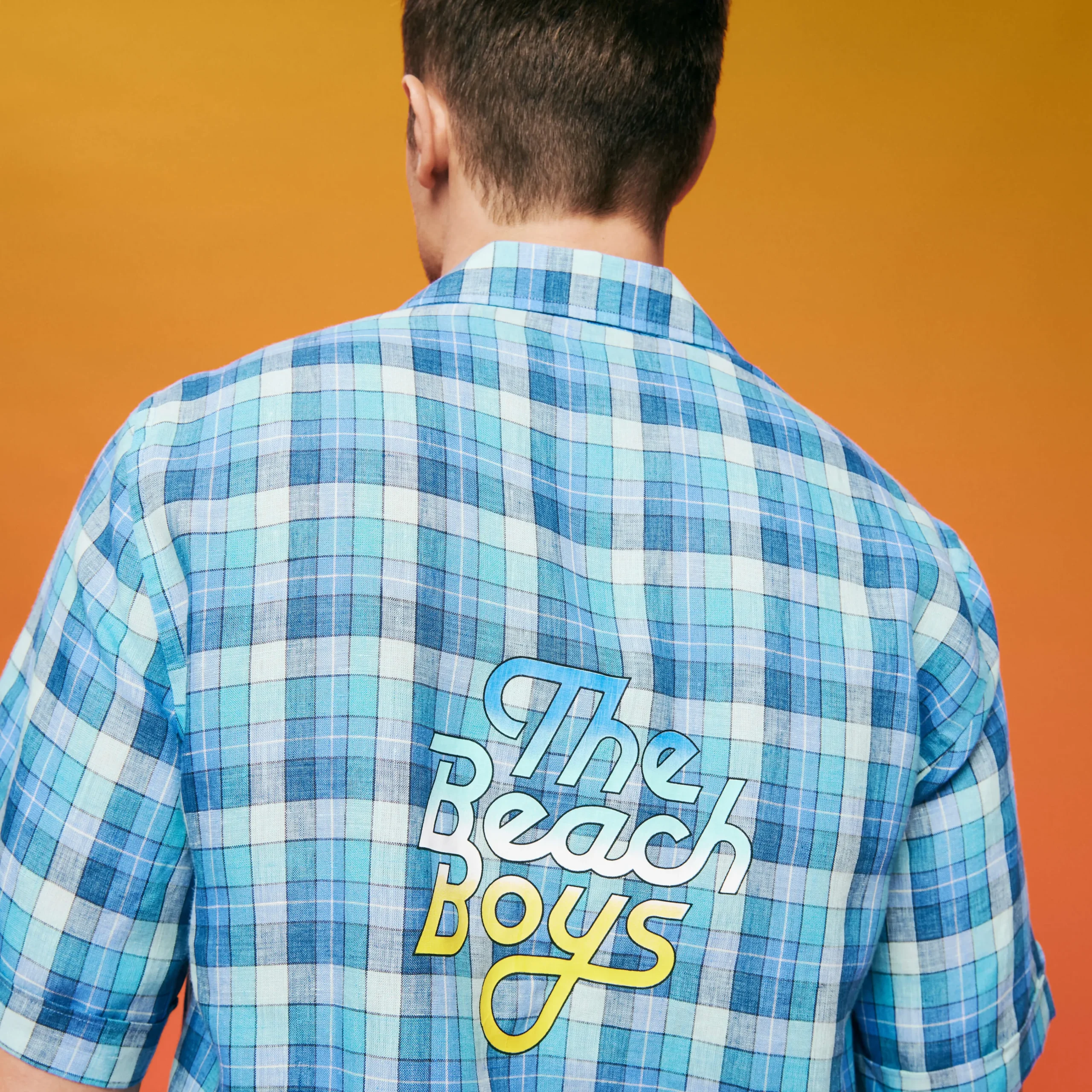 Vilebrequin Men Bowling Shirt Checks - X The Beach Boys*Men Shirts