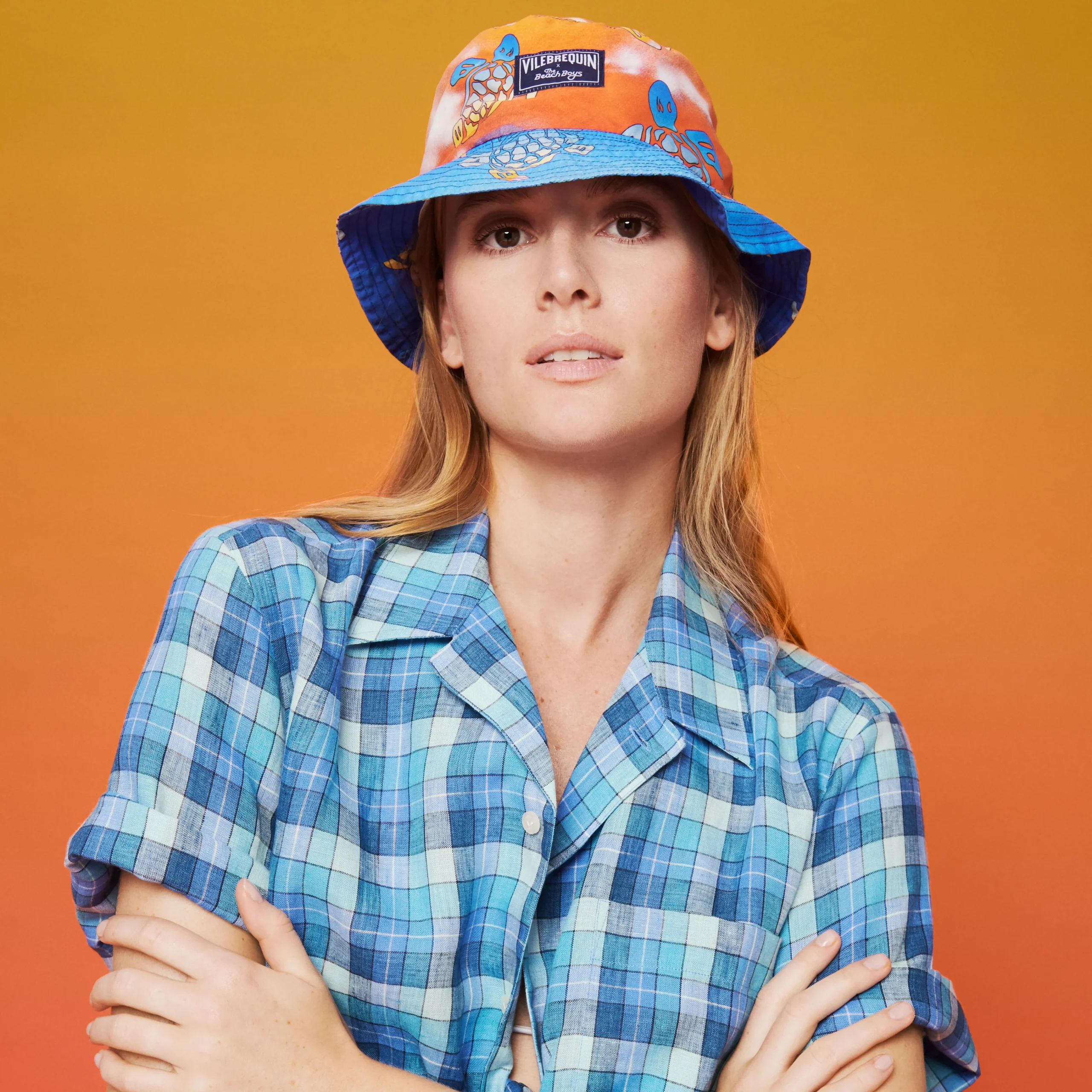 Vilebrequin Men Bowling Shirt Checks - X The Beach Boys*Men Shirts