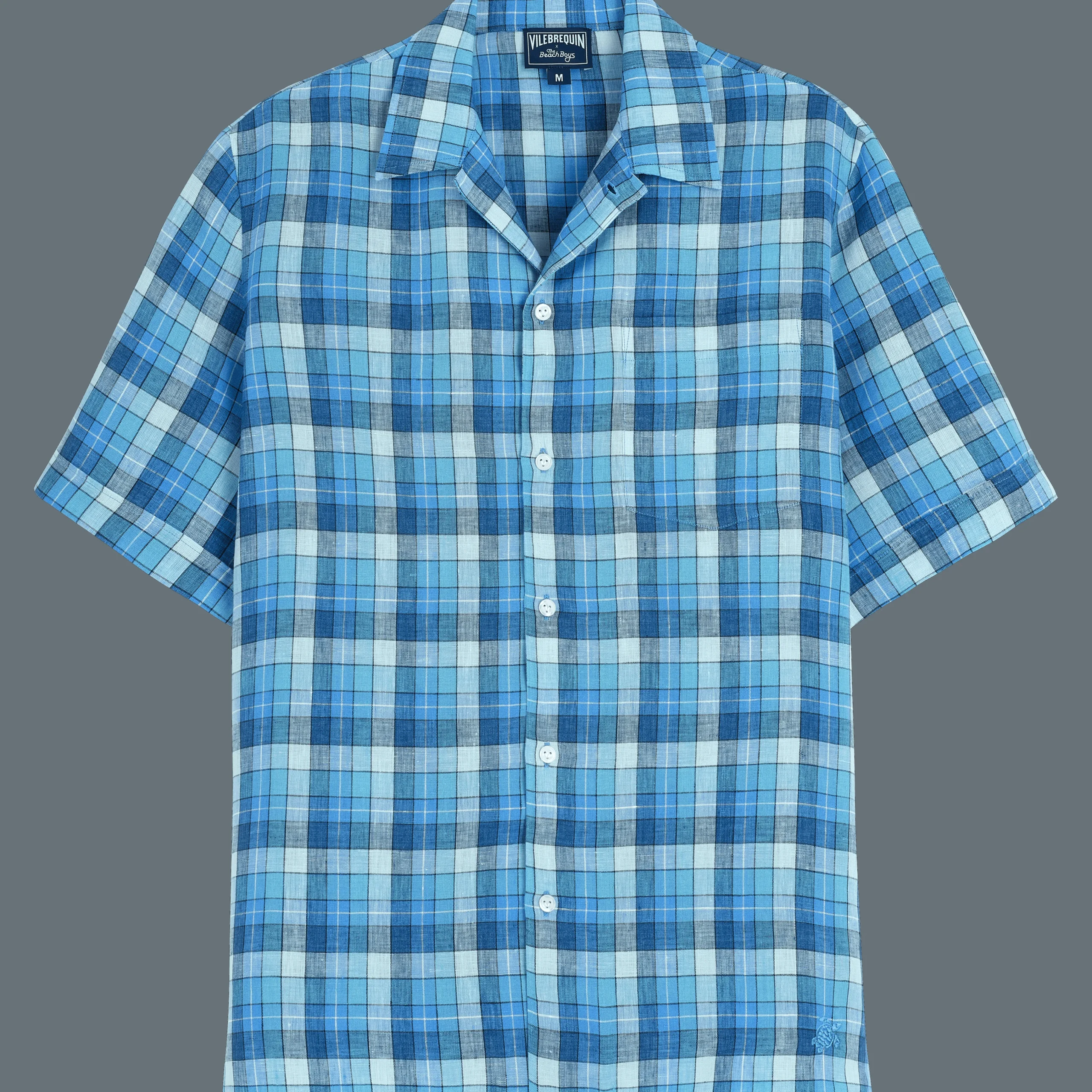 Vilebrequin Men Bowling Shirt Checks - X The Beach Boys*Men Shirts