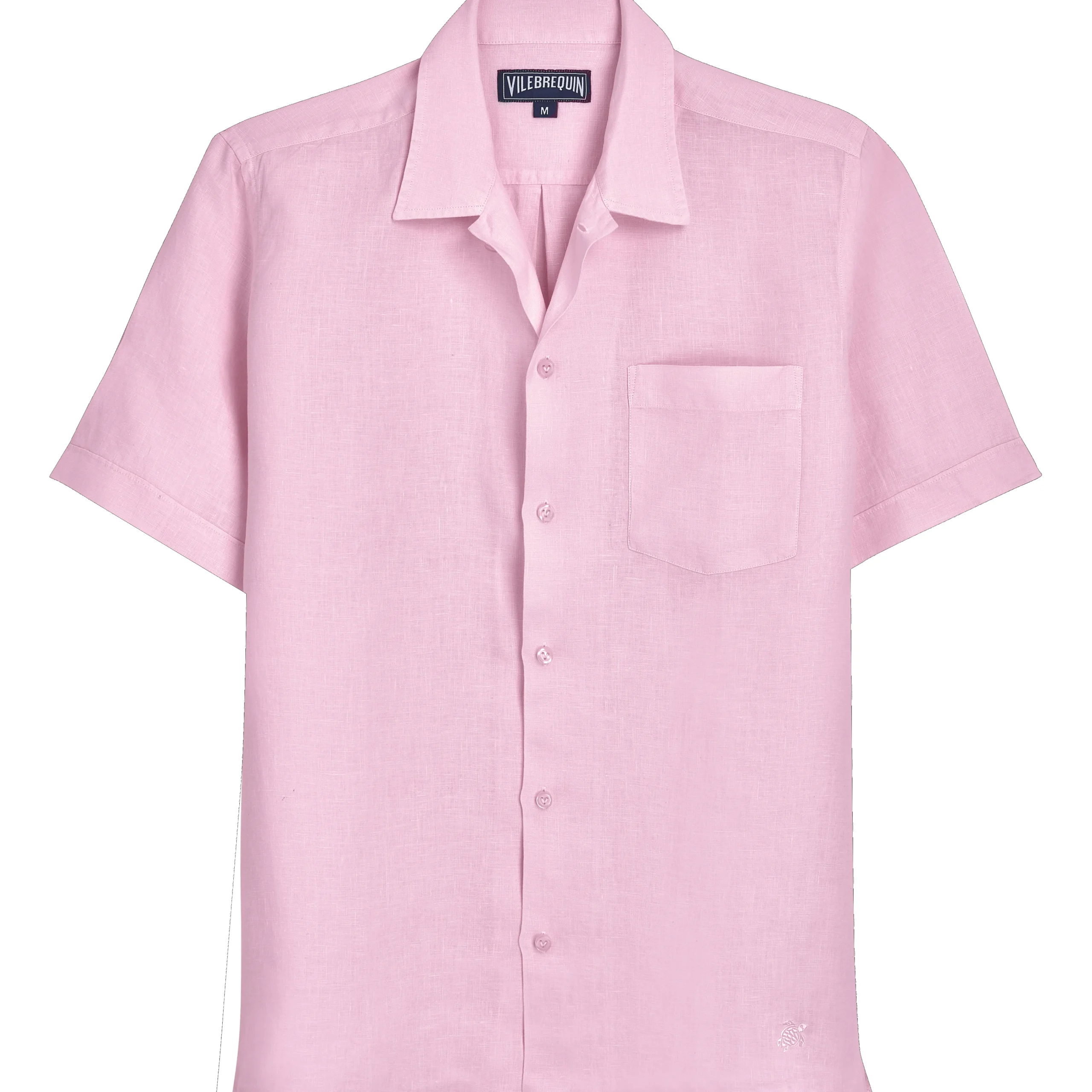 Vilebrequin Men Bowling Shirt Linen Solid*Men Shirts