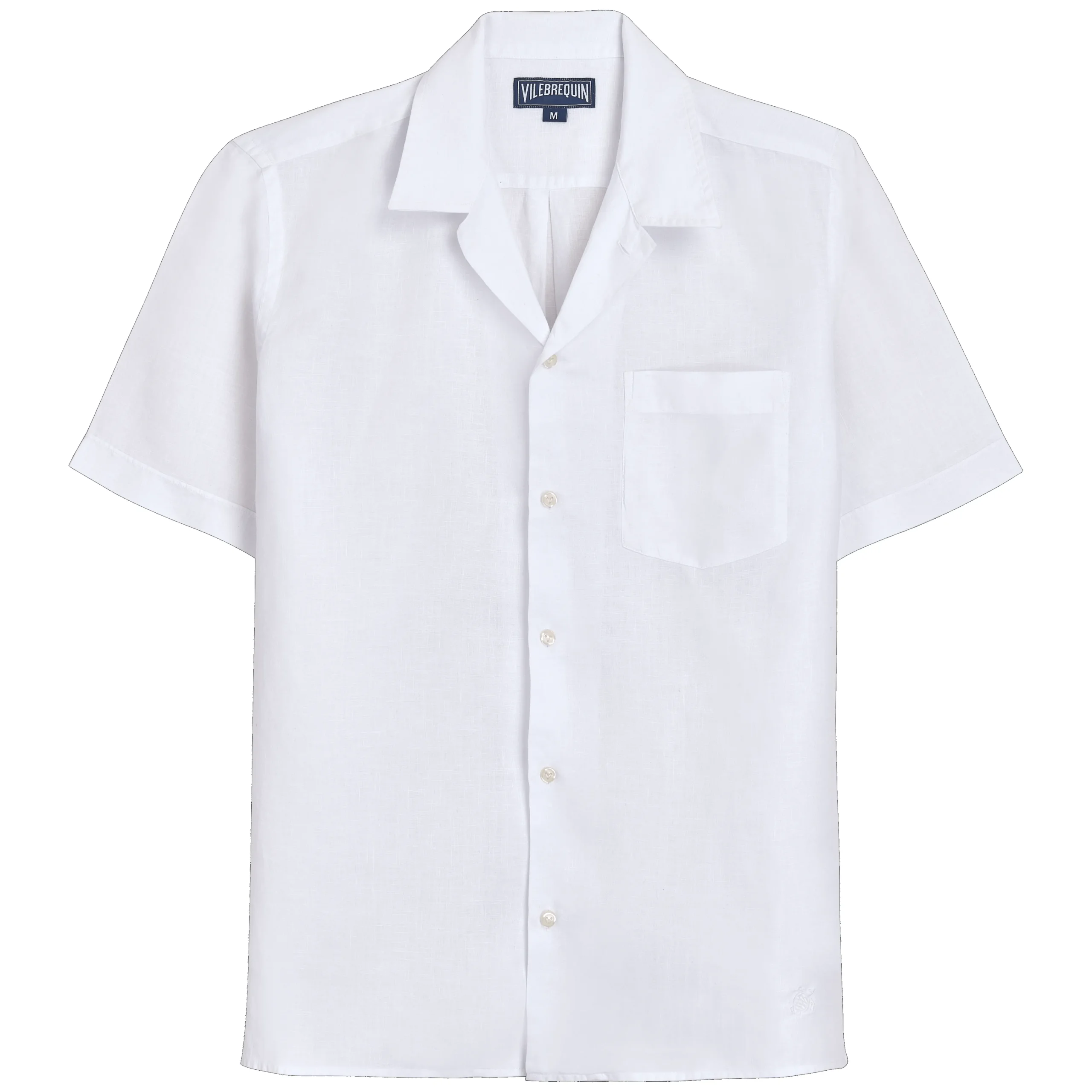 Vilebrequin Men Bowling Shirt Linen Solid*Men Shirts