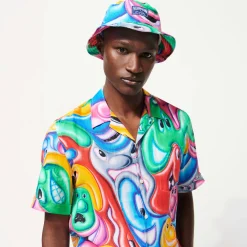 Vilebrequin Men Bucket Hat Faces In Places - X Kenny Scharf*Men Hats