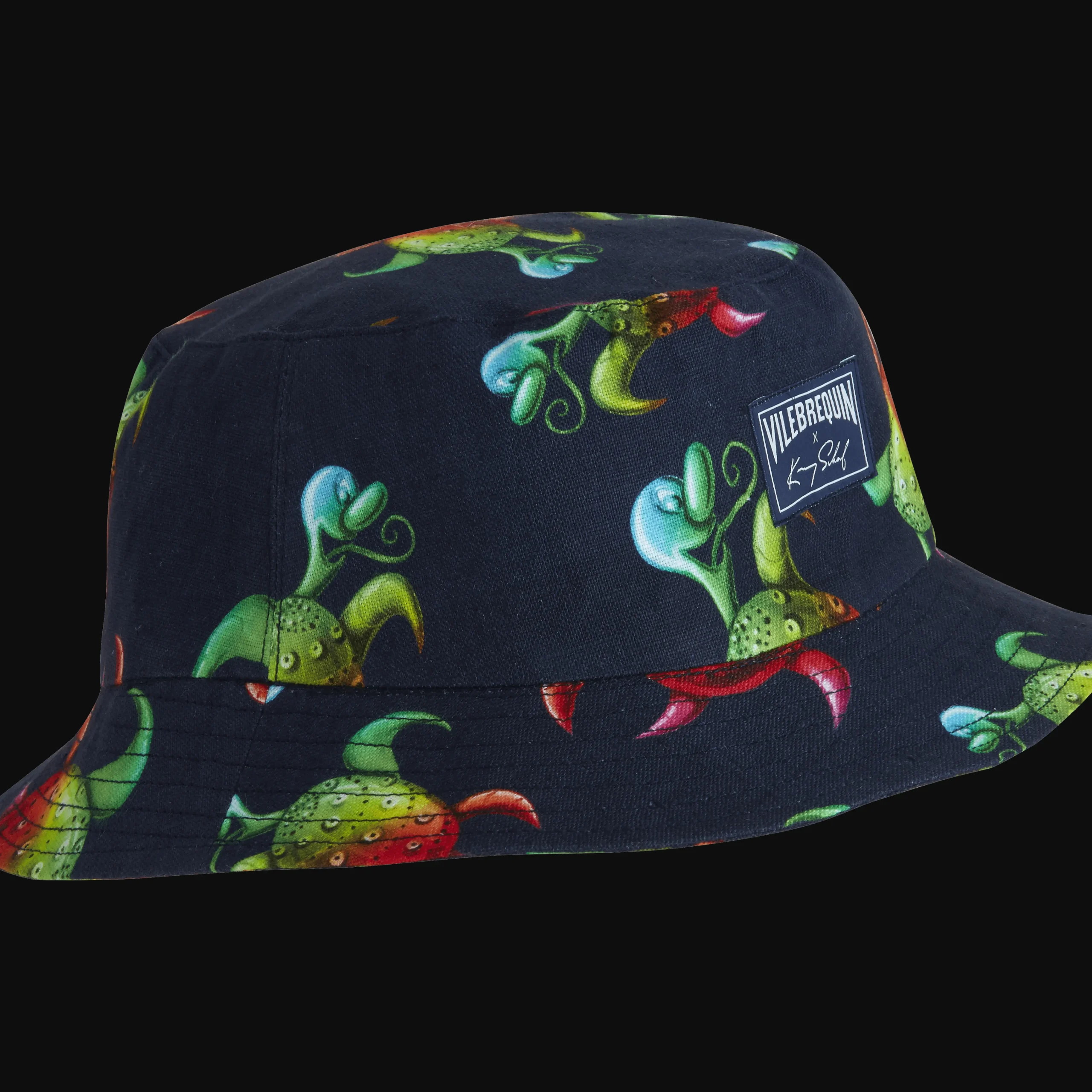 Vilebrequin Men Bucket Hat Tortues Rainbow Multicolor - X Kenny Scharf*Men Hats