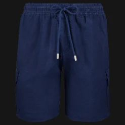 Vilebrequin Men Cargo Linen Bermuda Shorts Solid*Men Bermuda Shorts