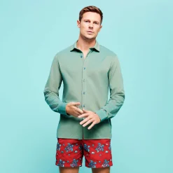Vilebrequin Men Changing Cotton Pique Shirt*Men Shirts