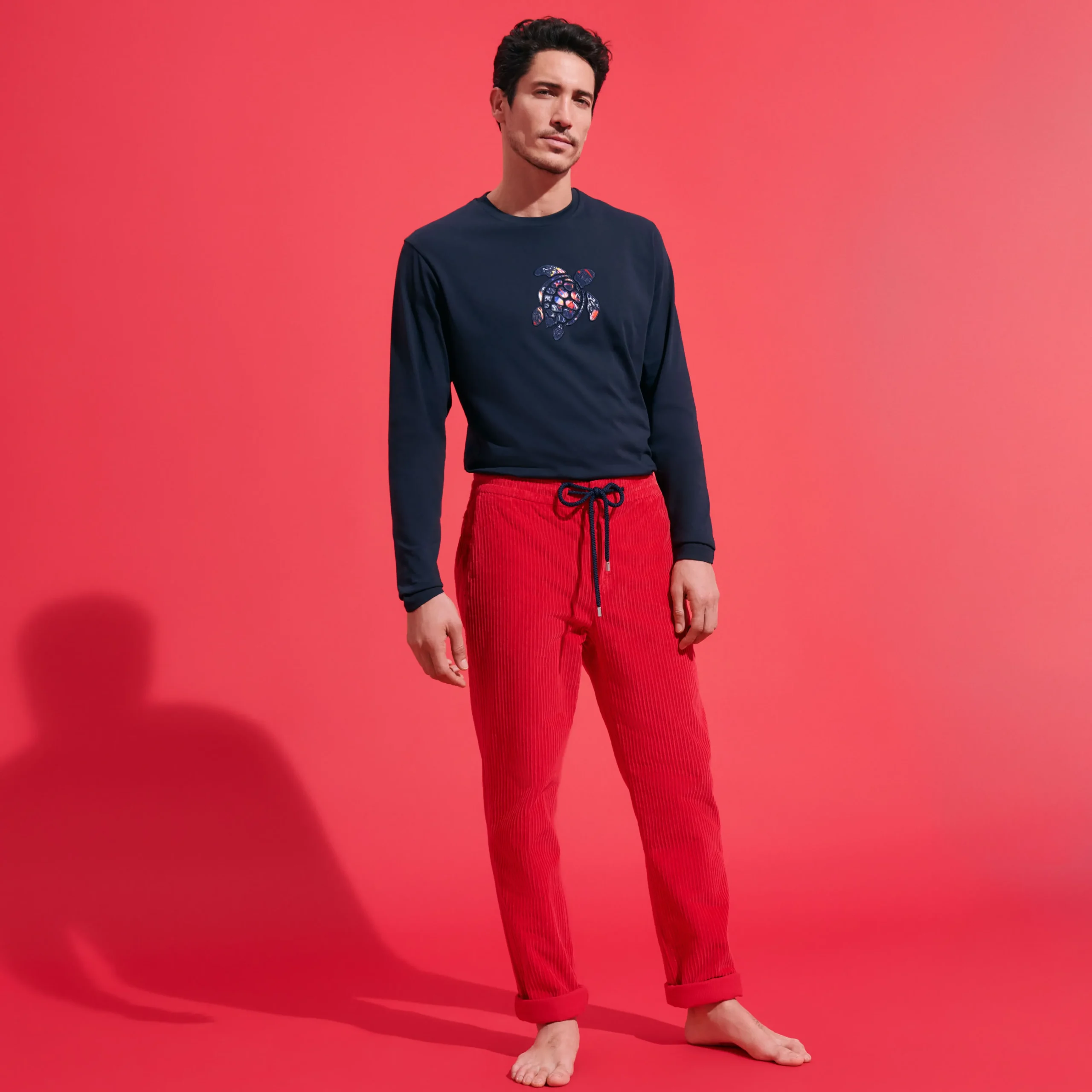 Vilebrequin Men Corduroy Large Lines Jogging Pants Solid*Men Pants