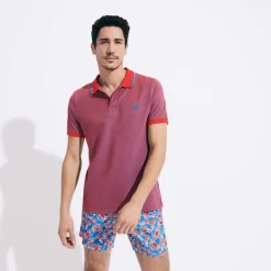 Vilebrequin Men Cotton Changing Color Pique Polo Shirt*Men Polos