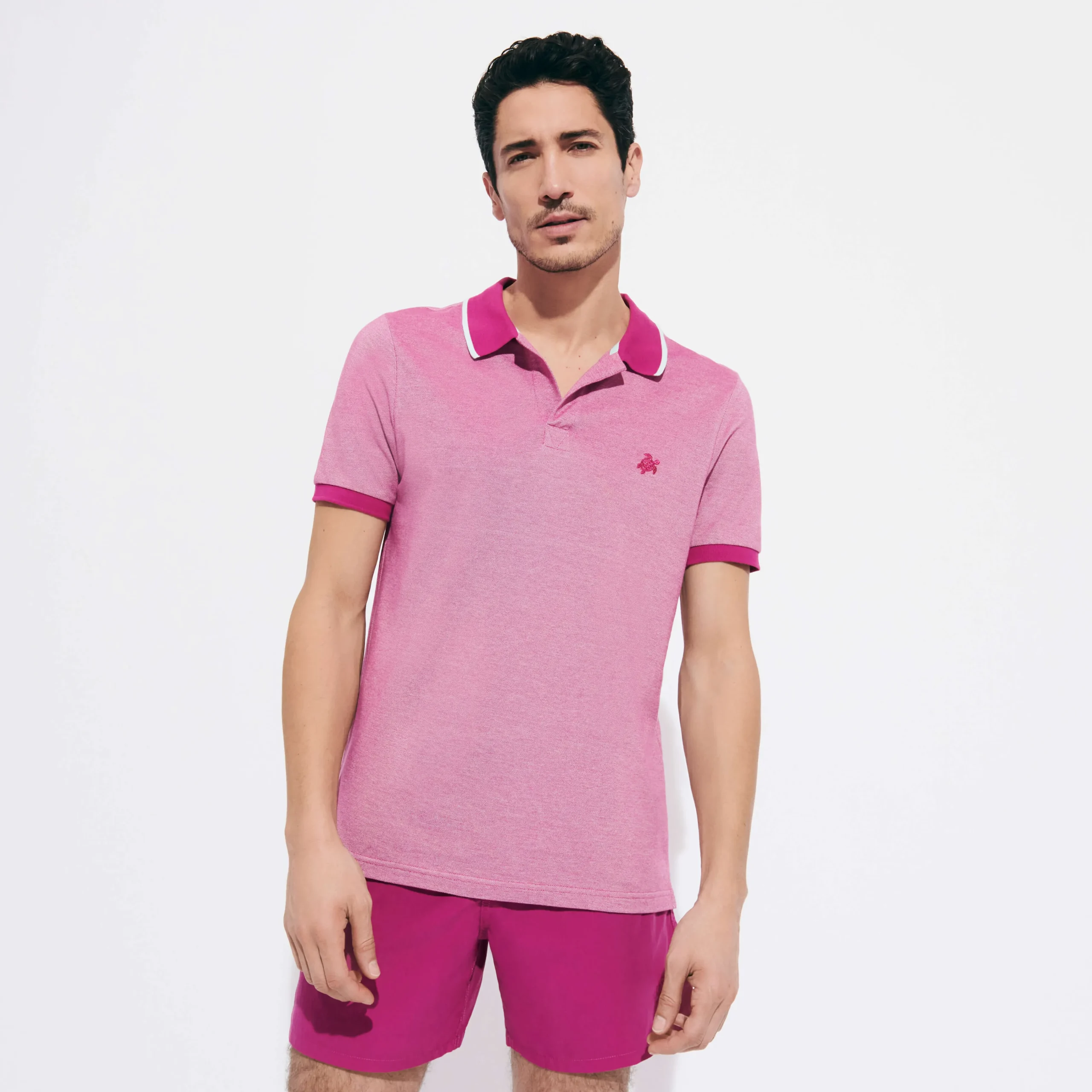 Vilebrequin Men Cotton Changing Color Pique Polo Shirt*Men Polos