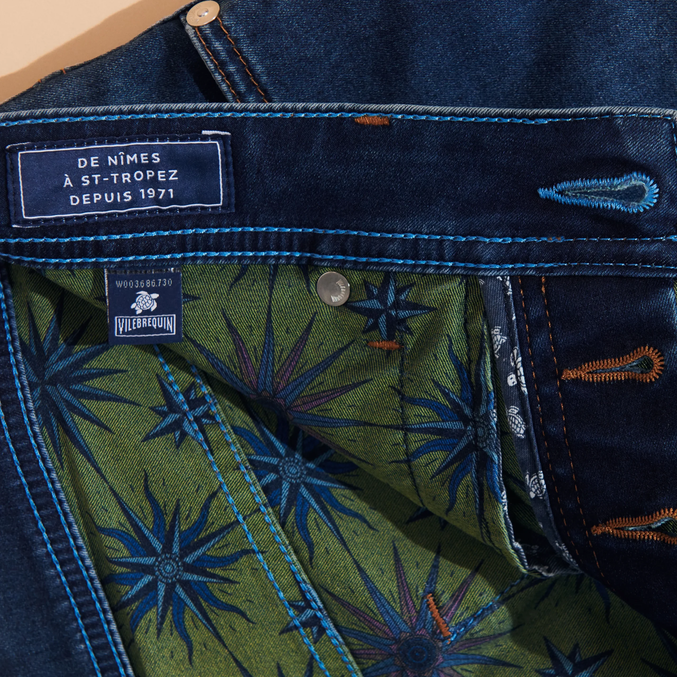 Vilebrequin Men Cotton Jeans 5-Pockets Sud *Men Pants