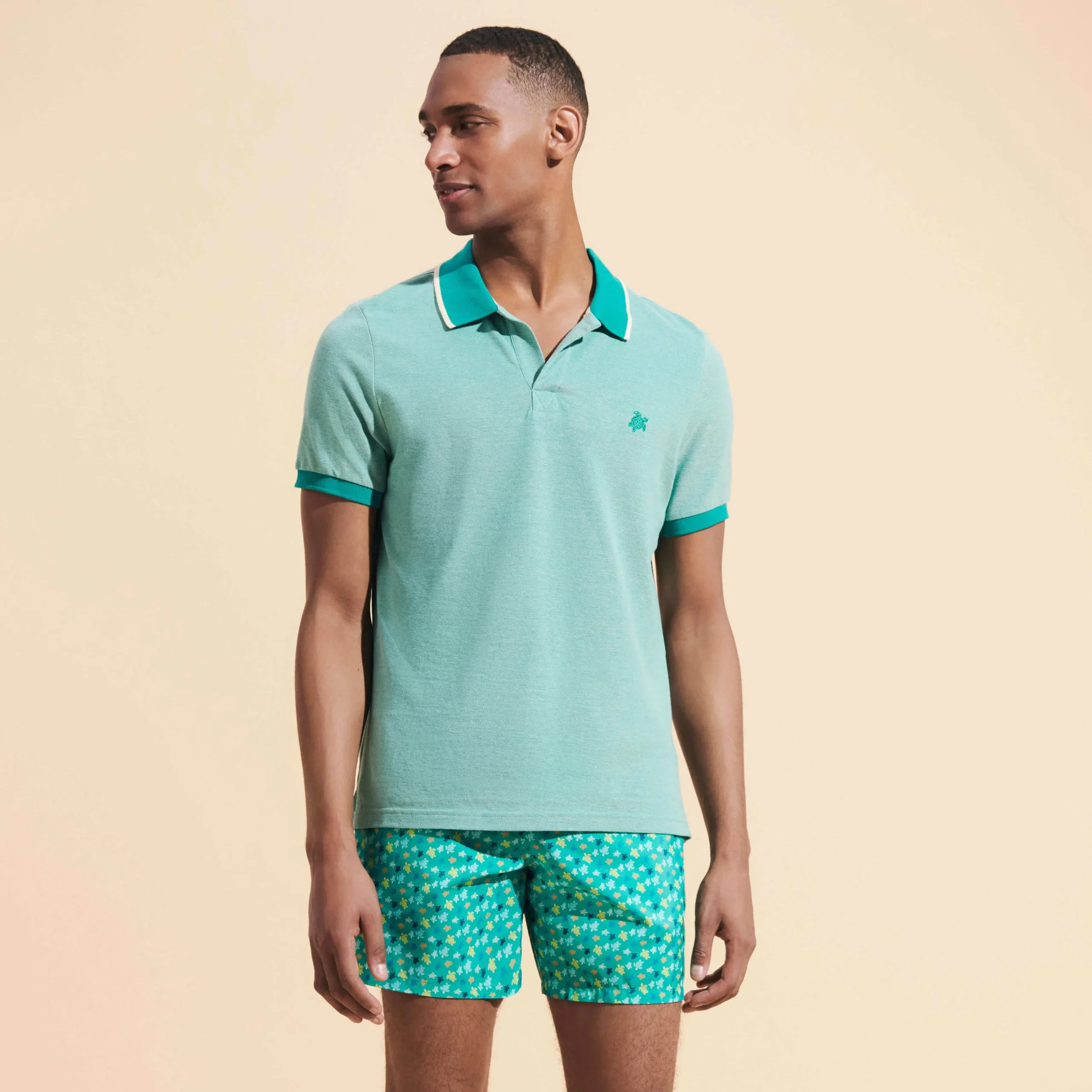 Vilebrequin Men Cotton Pique Polo Shirt Solid*Men Polos