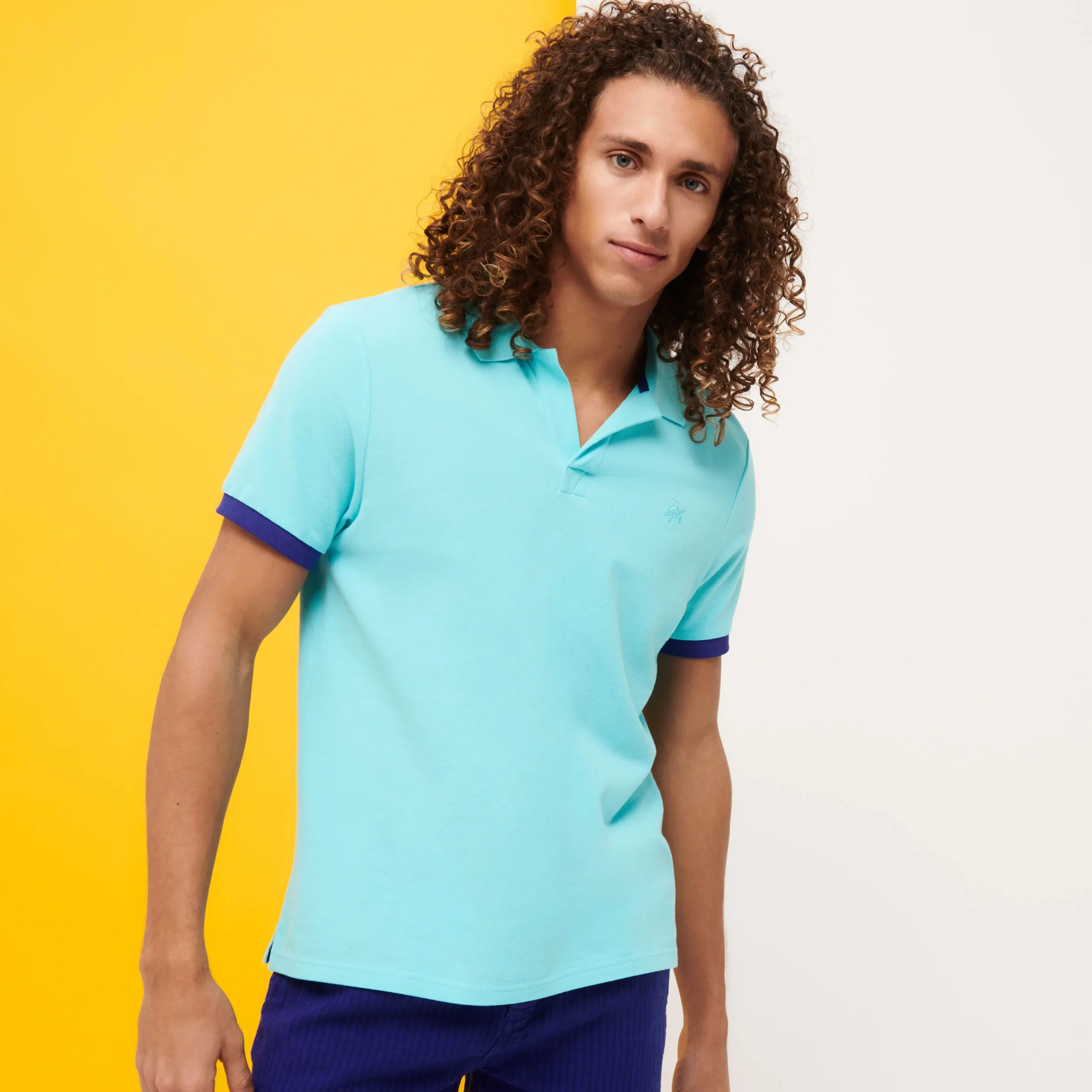 Vilebrequin Men Cotton Pique Polo Shirt Solid*Men Polos