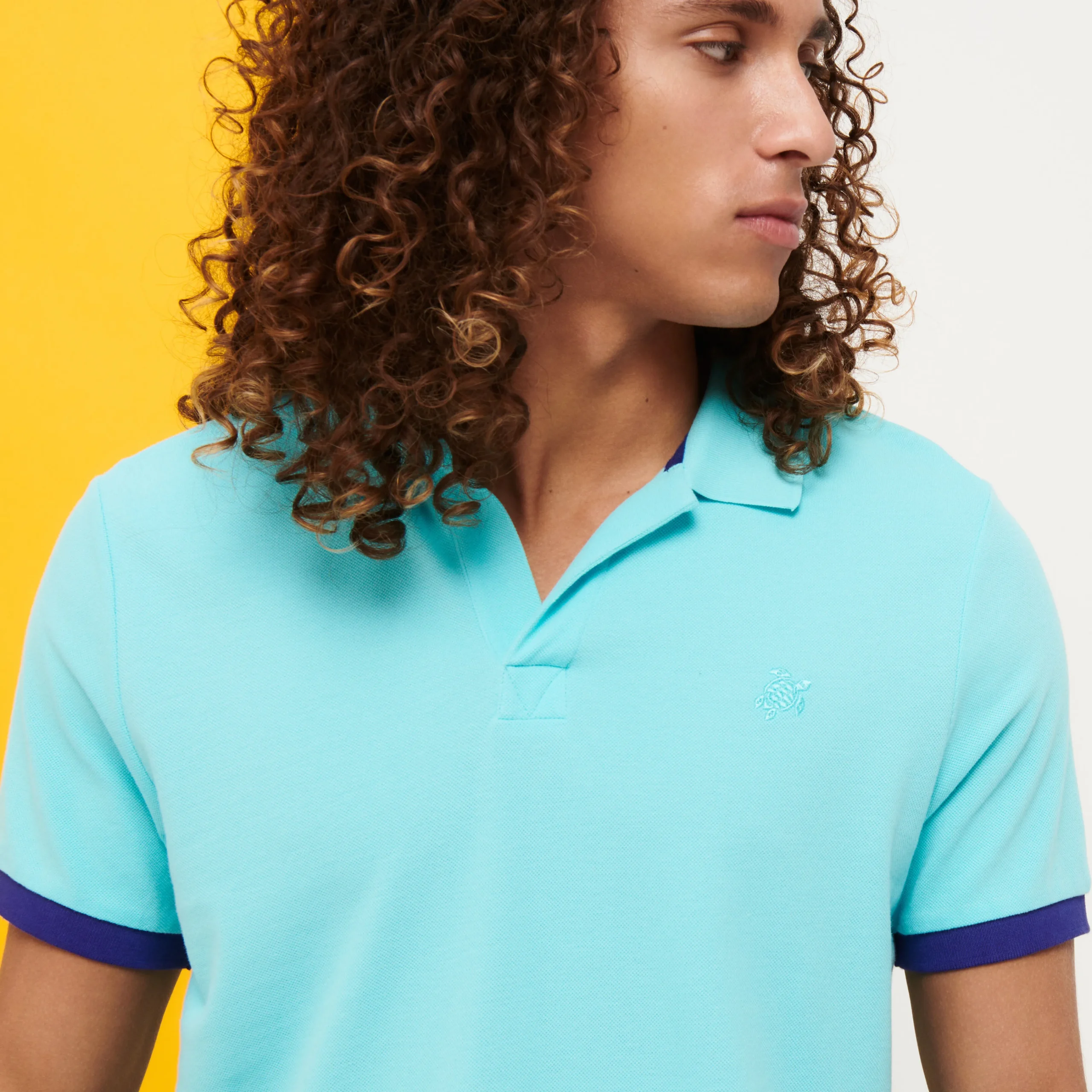Vilebrequin Men Cotton Pique Polo Shirt Solid*Men Polos