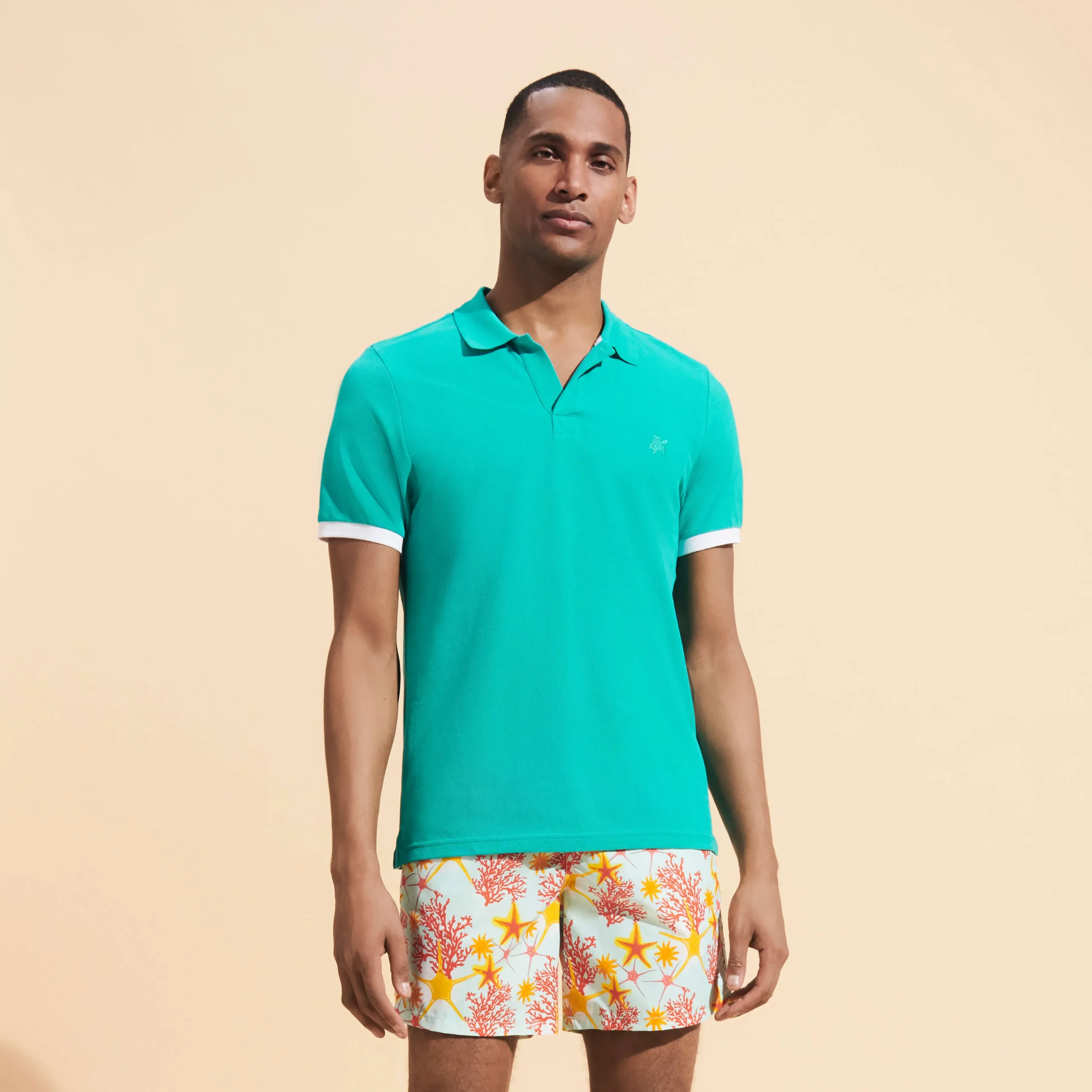 Vilebrequin Men Cotton Pique Polo Shirt Solid*Men Polos