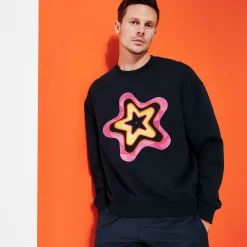 Vilebrequin Men Cotton Sweatshirt Stars Gift*Men Sweatshirts