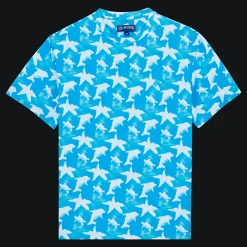 Vilebrequin Men Cotton T-Shirt Clouds*Men T-Shirts