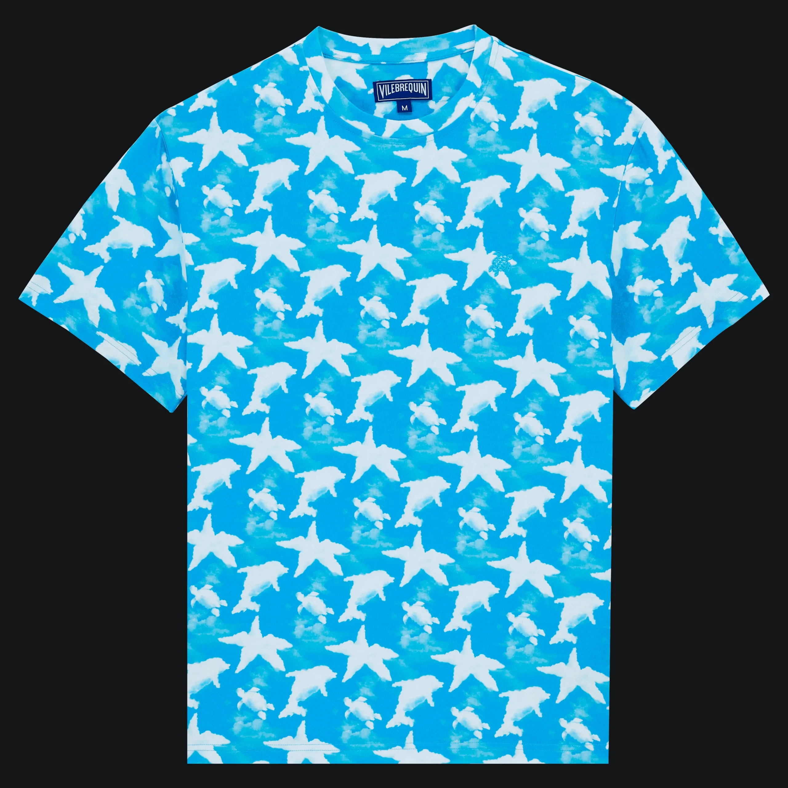 Vilebrequin Men Cotton T-Shirt Clouds*Men T-Shirts