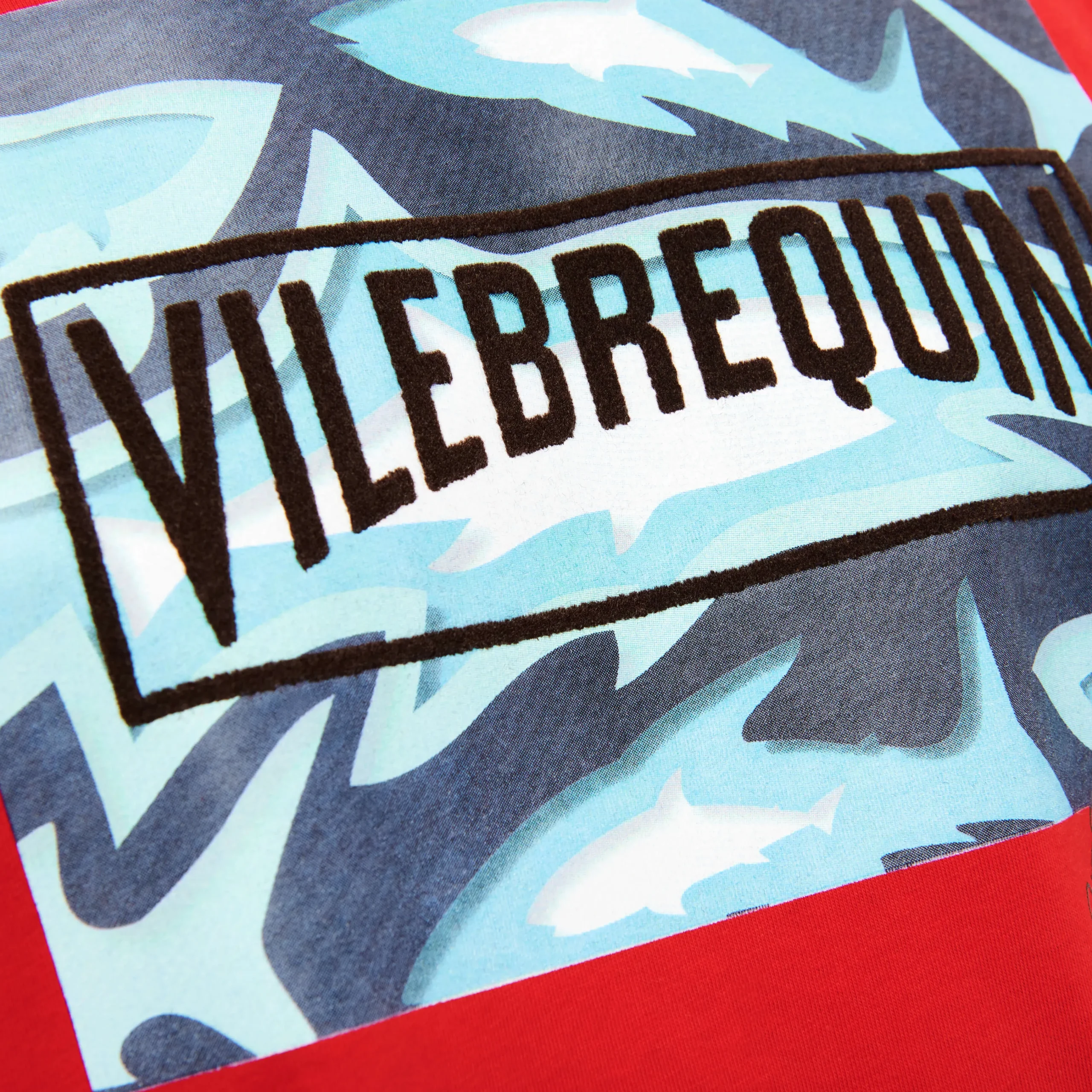 Vilebrequin Men Cotton T-Shirt Requins 3D*Men T-Shirts