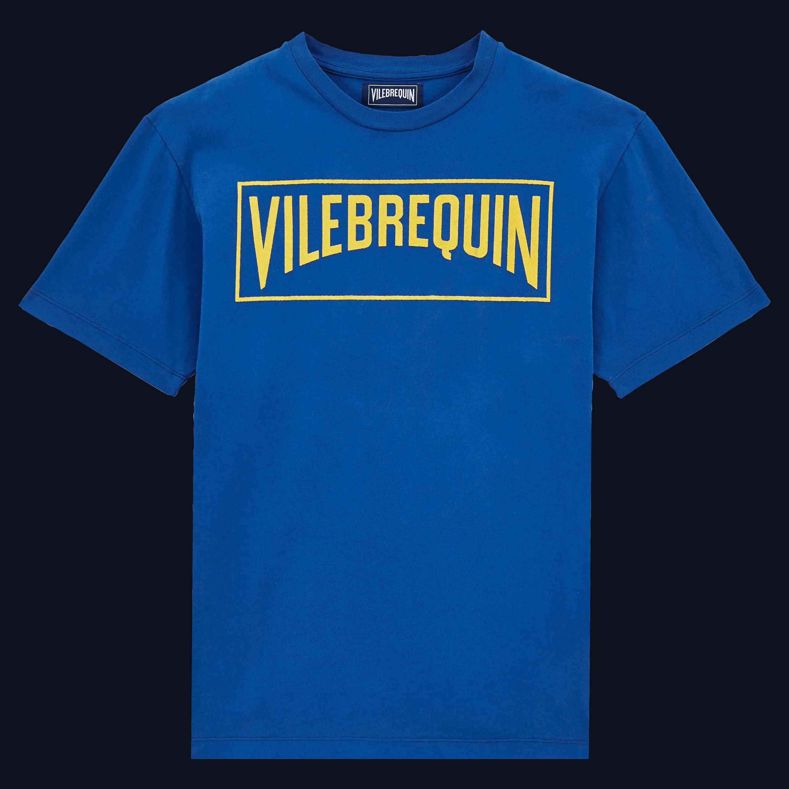 Vilebrequin Men Cotton T-Shirt Logo Flocked*Men T-Shirts