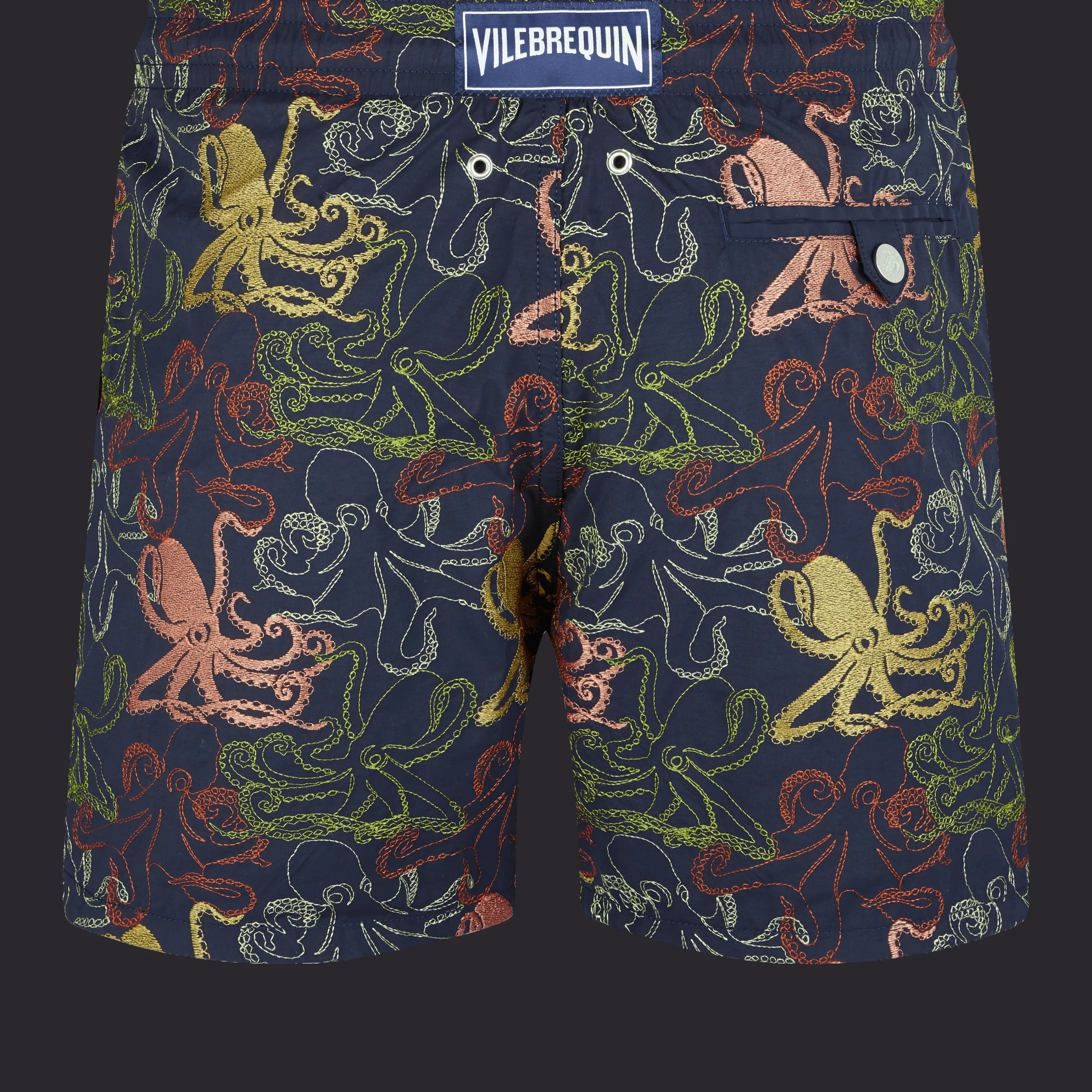 Vilebrequin Men Embroidered Swim Trunks Octopussy - Limited Edition*Men The Embroidered