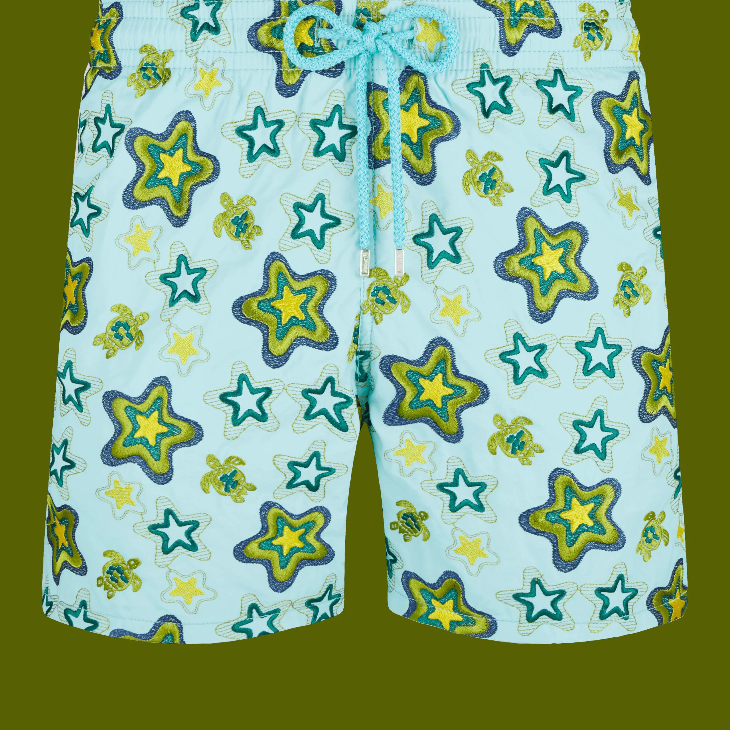 Vilebrequin Men Embroidered Swim Trunks Stars Gift - Limited Edition*Men The Embroidered
