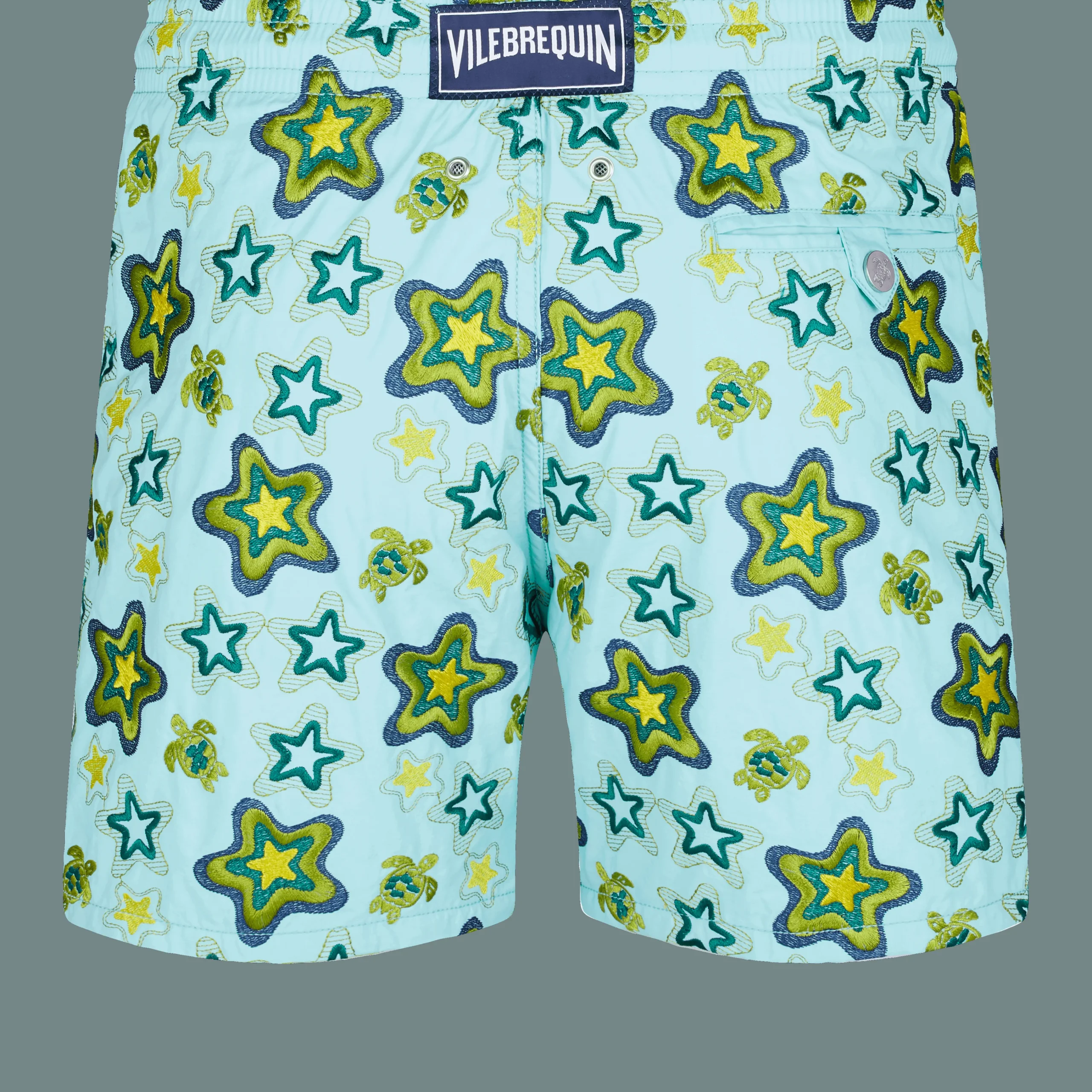 Vilebrequin Men Embroidered Swim Trunks Stars Gift - Limited Edition*Men The Embroidered